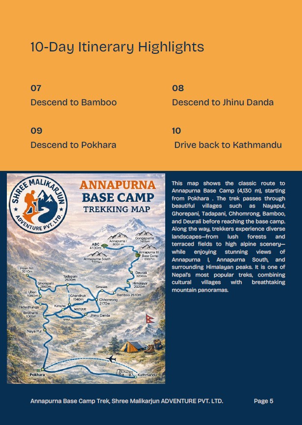 ABC itinerary preview